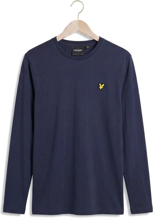 Lyle & Scott Lyle and Scott Longsleeve T-shirt Donkerblauw Blauw Heren - Foto 2