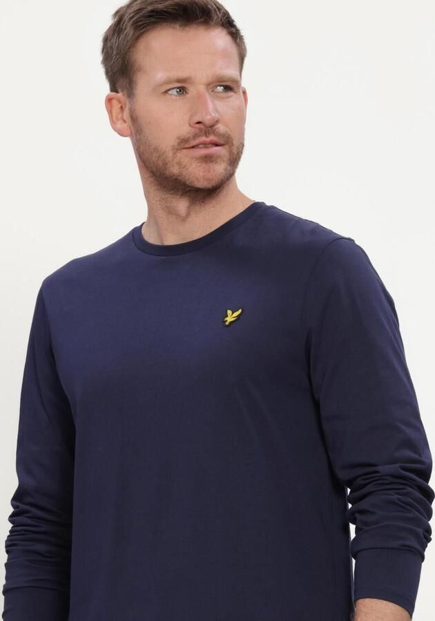 Lyle & Scott Lyle and Scott Longsleeve T-shirt Donkerblauw Blauw Heren - Foto 4