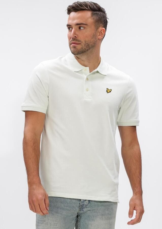 LYLE & SCOTT Heren Polo's & T-shirts Plain Polo Shirt Lichtblauw