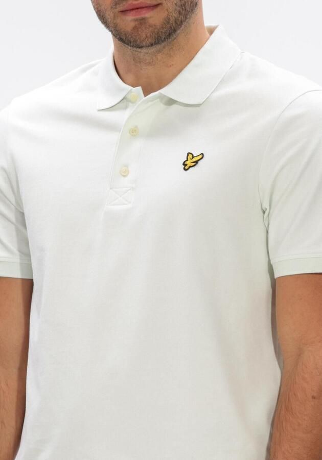 LYLE & SCOTT Heren Polo's & T-shirts Plain Polo Shirt Lichtblauw - Foto 3