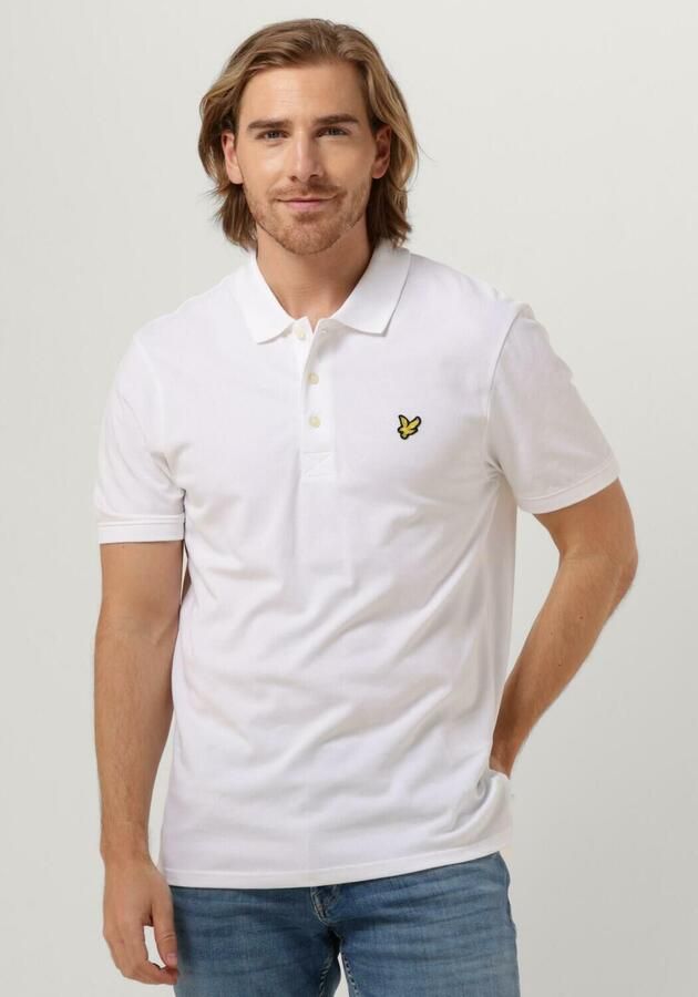 Lyle & Scott Polo Shirt Korte Mouw Lyle & Scott Effen poloshirt van biologisch katoen - Foto 4