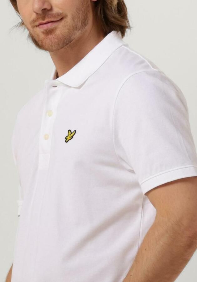 Lyle & Scott Polo Shirt Korte Mouw Lyle & Scott Effen poloshirt van biologisch katoen - Foto 2