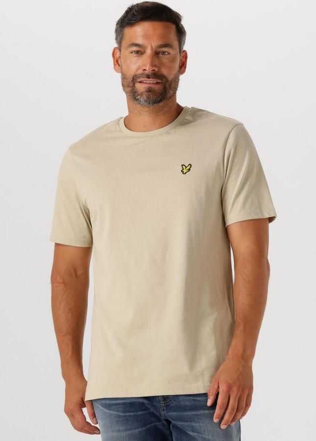 LYLE & SCOTT Heren Polo's & T-shirts Plain T-shirt Beige - Foto 4