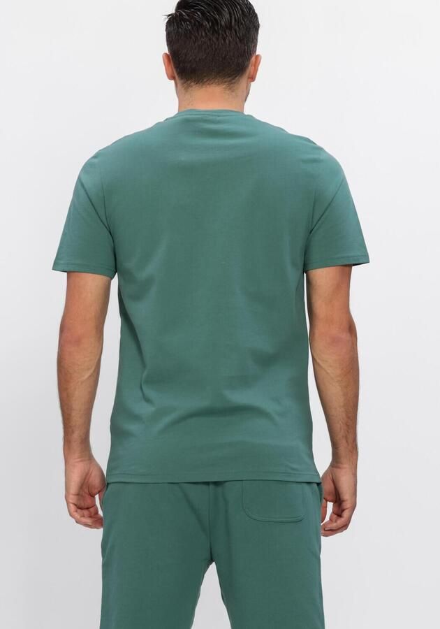 LYLE & SCOTT Heren Polo's & T-shirts Plain T-shirt Groen - Foto 3