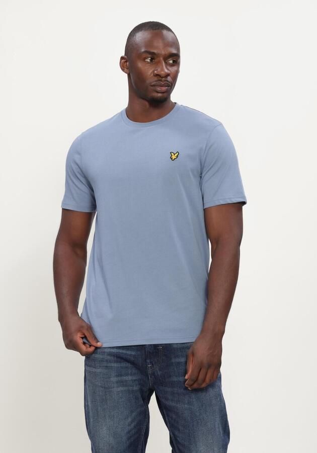LYLE & SCOTT Heren Polo's & T-shirts Plain T-shirt Lichtblauw