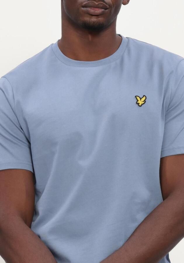 LYLE & SCOTT Heren Polo's & T-shirts Plain T-shirt Lichtblauw - Foto 4