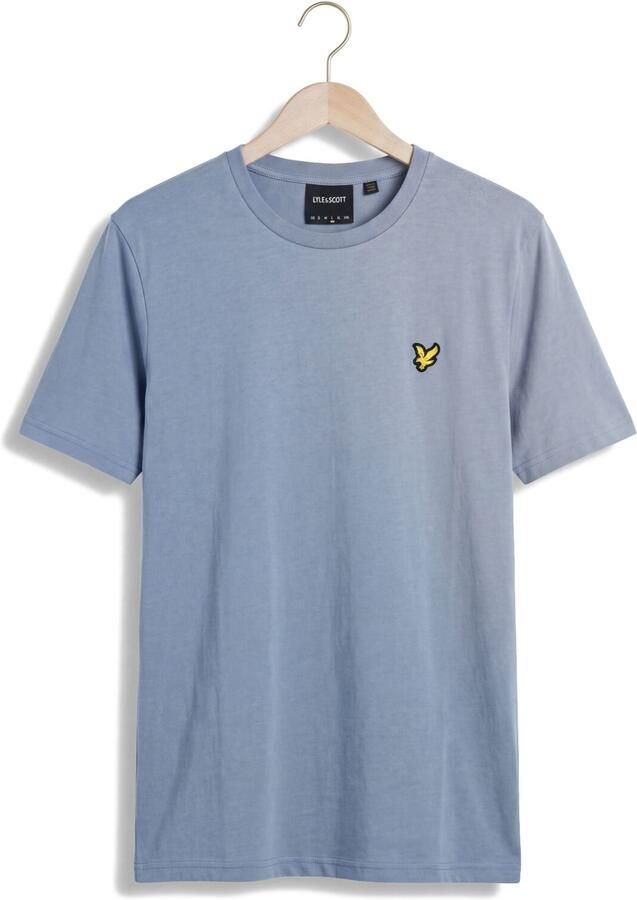 LYLE & SCOTT Heren Polo's & T-shirts Plain T-shirt Lichtblauw - Foto 2