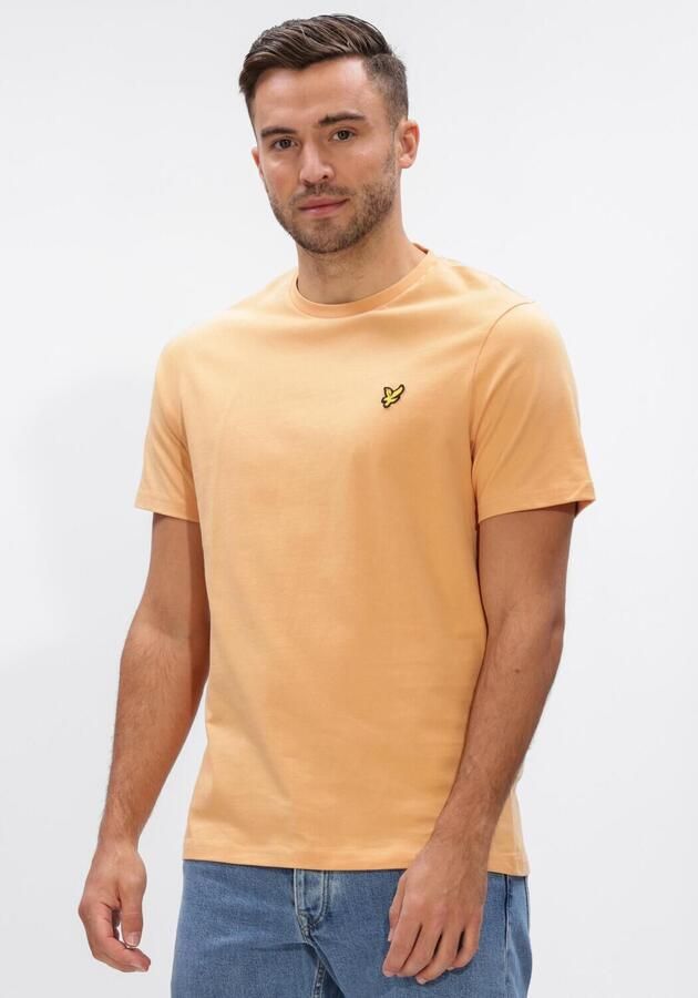Lyle & Scott T-shirt Lyle & Scott T-shirt Honeycomb Oranje