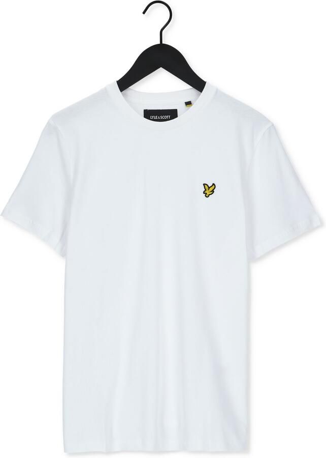 Lyle & Scott Luxe T-Shirt Organisch Katoen Regular Fit White Heren - Foto 2