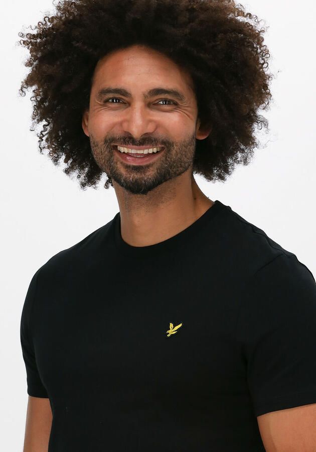 Lyle & Scott Zwarte Logo Adelaar T-shirt Lente Collectie Black Heren - Foto 3