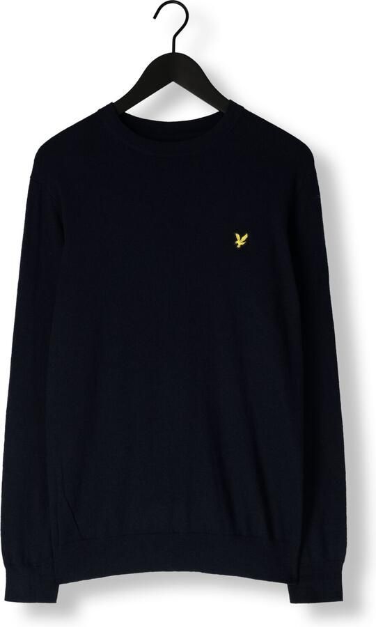 LYLE & SCOTT Heren Truien & Vesten Cotton Merino Crew Neck Jumper Donkerblauw - Foto 3