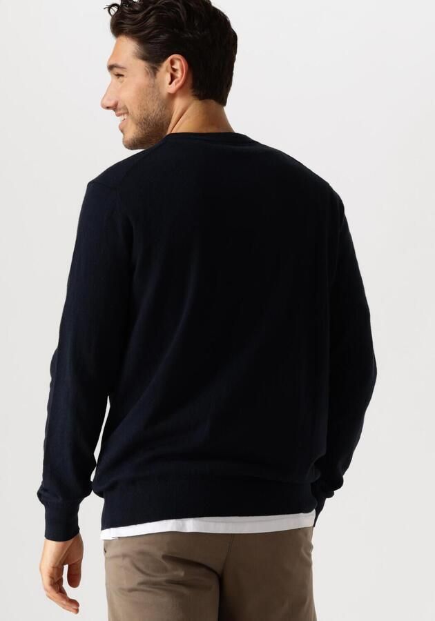LYLE & SCOTT Heren Truien & Vesten Cotton Merino Crew Neck Jumper Donkerblauw
