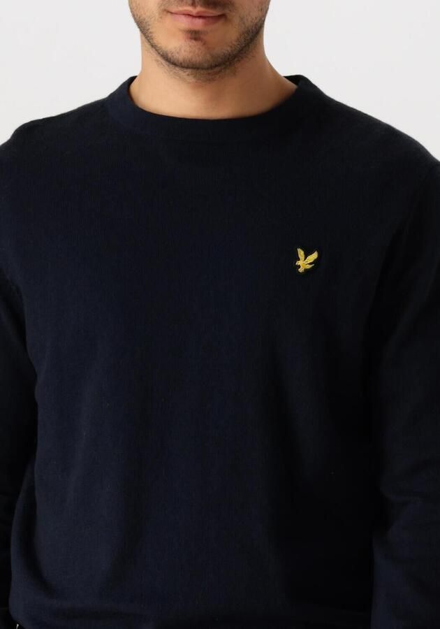 LYLE & SCOTT Heren Truien & Vesten Cotton Merino Crew Neck Jumper Donkerblauw - Foto 2