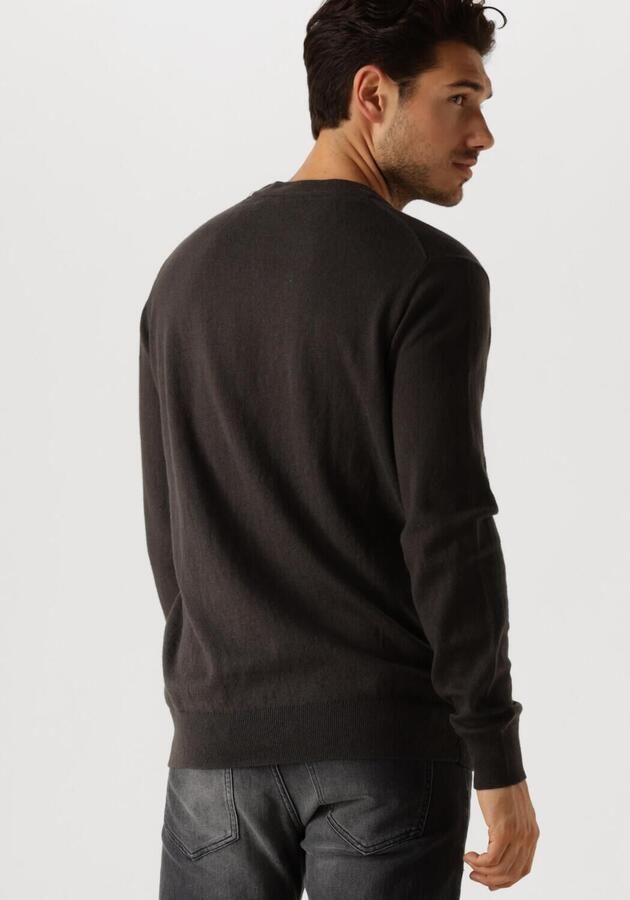 LYLE & SCOTT Heren Truien & Vesten Cotton Merino Crew Neck Jumper Donkergrijs