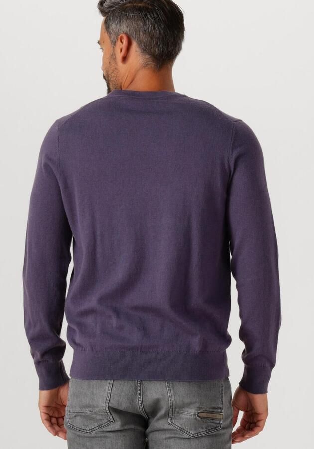 LYLE & SCOTT Heren Truien & Vesten Cotton Merino Crew Neck Jumper Paars