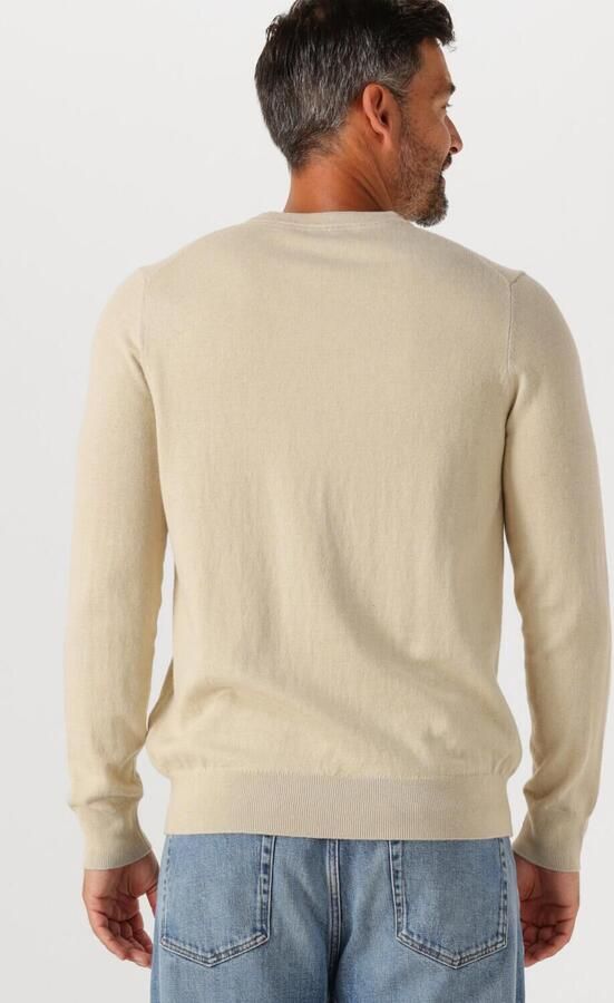 LYLE & SCOTT Heren Truien & Vesten Cotton Merino Crew Neck Jumper Zand - Foto 2