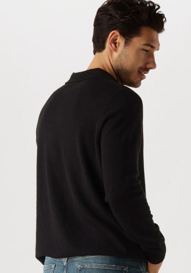 Lyle & Scott Polo Shirt Lange Mouw Lyle & Scott Lange mouwen Merino gebreide poloshirt