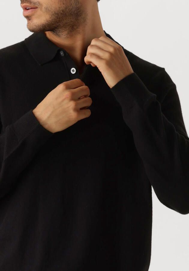 Lyle & Scott Polo Shirt Lange Mouw Lyle & Scott Lange mouwen Merino gebreide poloshirt - Foto 2