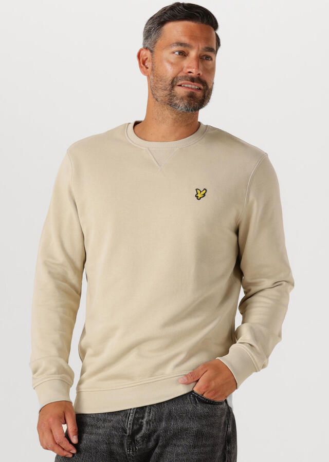 LYLE & SCOTT Heren Truien & Vesten Crew Neck Sweatshirt Beige - Foto 4