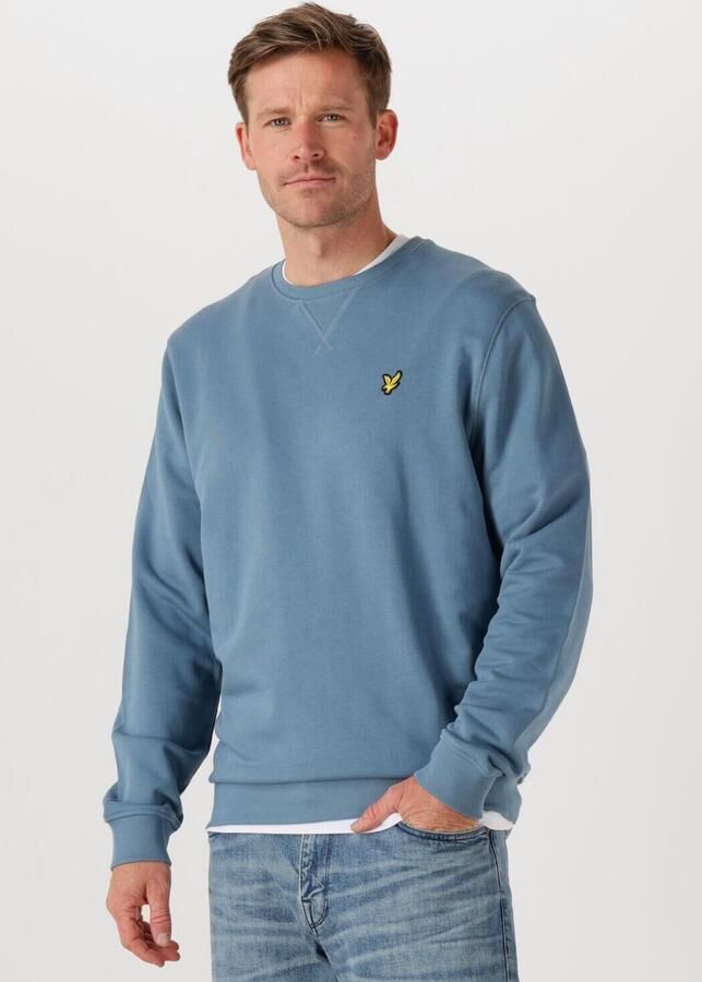 LYLE & SCOTT Heren Truien & Vesten Crew Neck Sweatshirt Blauw - Foto 4