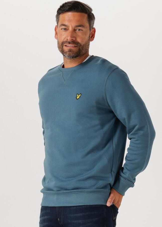 LYLE & SCOTT Heren Truien & Vesten Crew Neck Sweatshirt Blauw - Foto 4