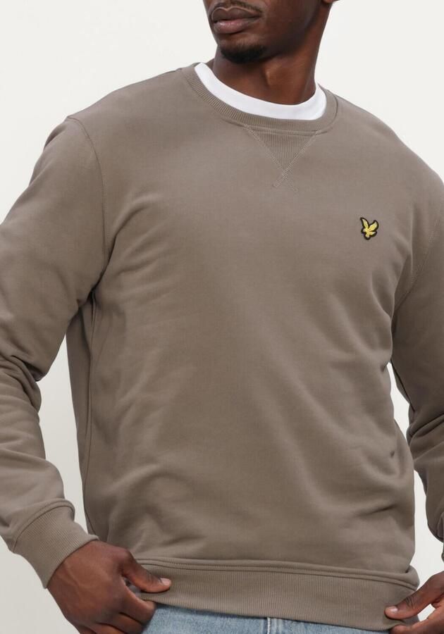 Lyle & Scott Sweater Lyle & Scott ML424VOG CREW NECK-X569 KHAKI ASH - Foto 4