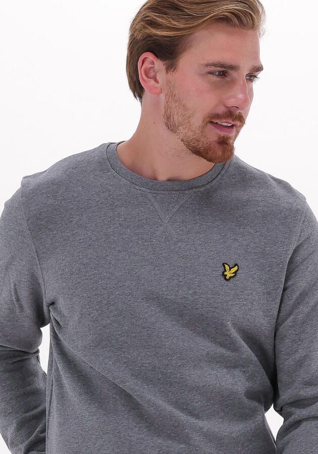 Lyle & Scott Sweater Lyle & Scott ML424VOG CREW NECK-T28 MID GREY MARL - Foto 2