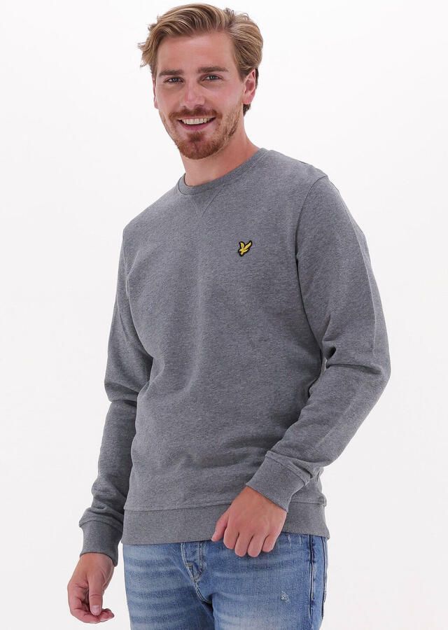Lyle & Scott Sweater Lyle & Scott ML424VOG CREW NECK-T28 MID GREY MARL - Foto 4
