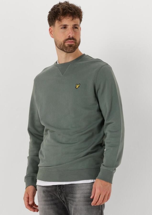 Lyle & Scott Sweater Lyle & Scott ML424VOG CREW NECK-X583 GREEN MERCURIAL - Foto 4