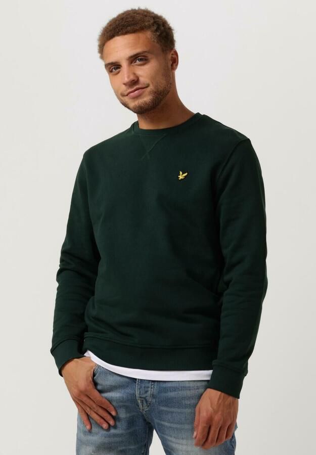 LYLE & SCOTT Heren Truien & Vesten Crew Neck Sweatshirt Groen - Foto 3
