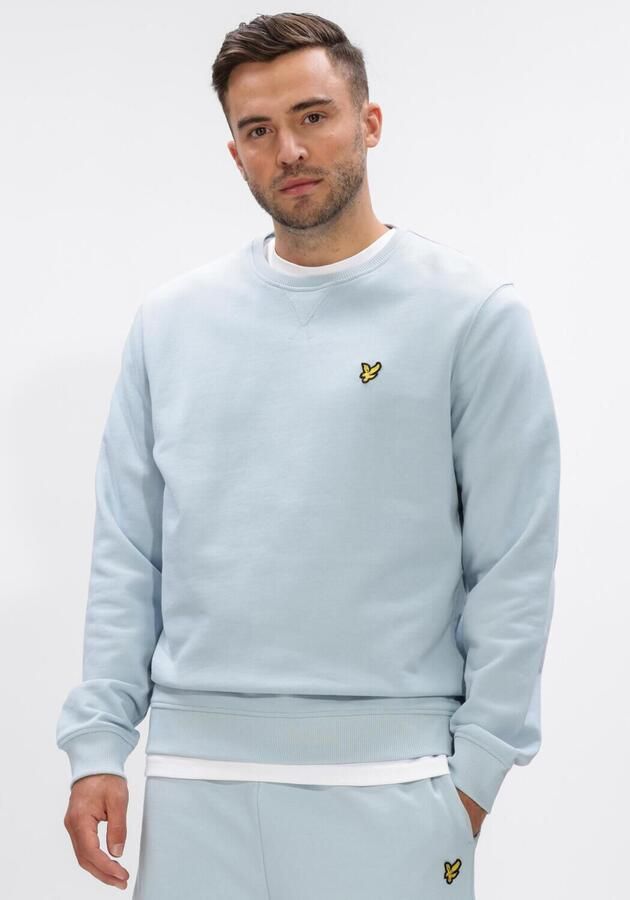 Lyle & Scott Sweater Lyle & Scott Lyle Scott Sweat Crewneck Opal Blauw
