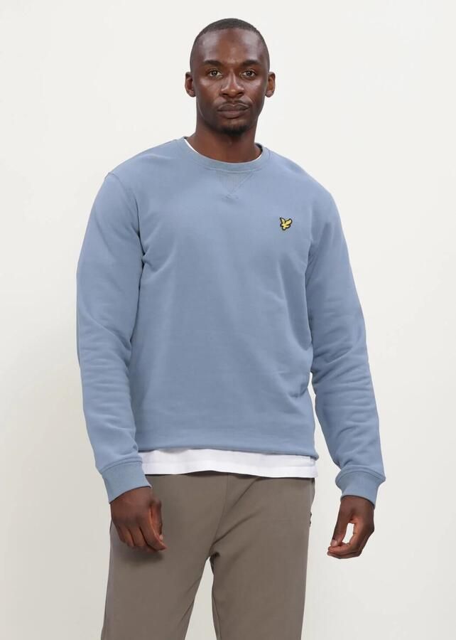 LYLE & SCOTT Heren Truien & Vesten Crew Neck Sweatshirt Lichtblauw