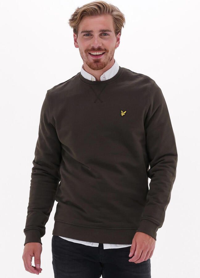 Lyle & Scott Olijfgroene Trui Klassieke en tijdloze stijl Green Heren - Foto 3