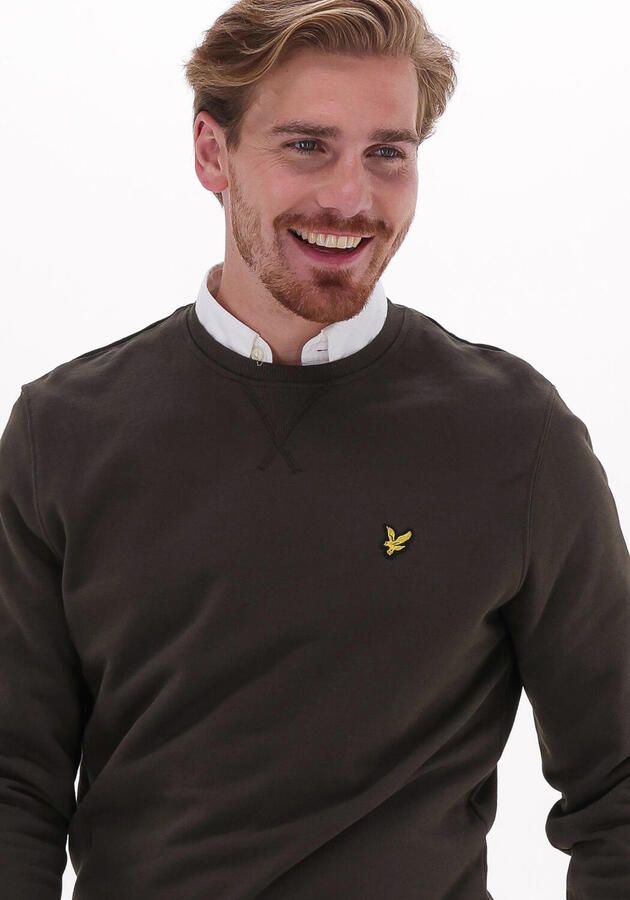 Lyle & Scott Olijfgroene Trui Klassieke en tijdloze stijl Green Heren - Foto 2