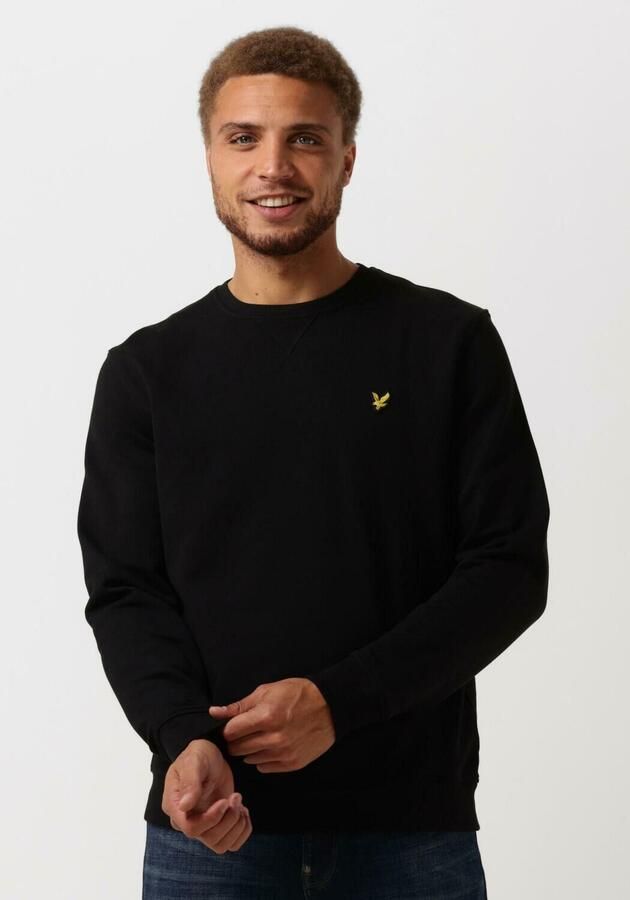 Lyle & Scott Klassieke Katoenen Trui in Verschillende Kleuren Black Heren - Foto 4