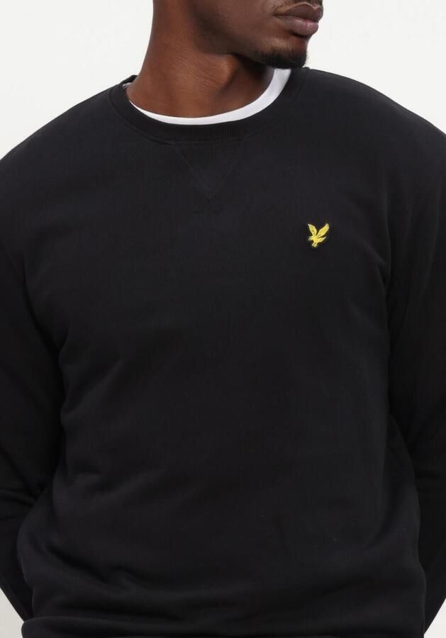 Lyle & Scott Klassieke Katoenen Trui in Verschillende Kleuren Black Heren - Foto 4