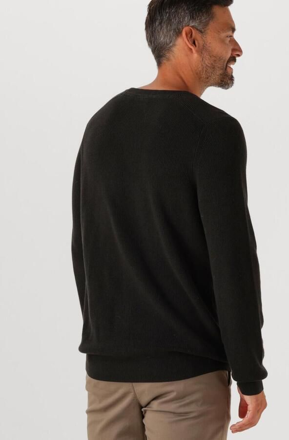 LYLE & SCOTT Heren Truien & Vesten Engineered Rib Crew Neck Zwart - Foto 2