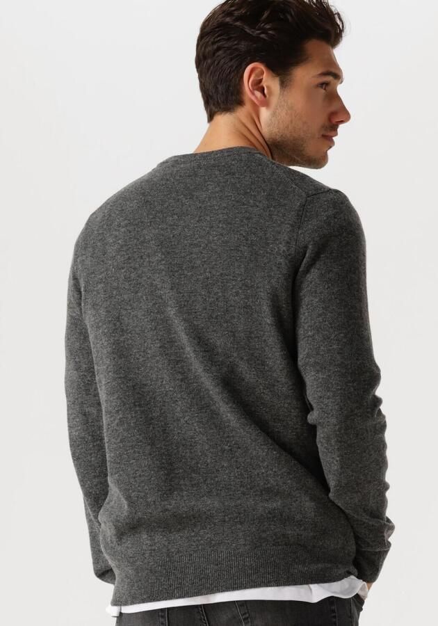 LYLE & SCOTT Heren Truien & Vesten Lambswool Blend Crew Neck Jumper Donkergrijs