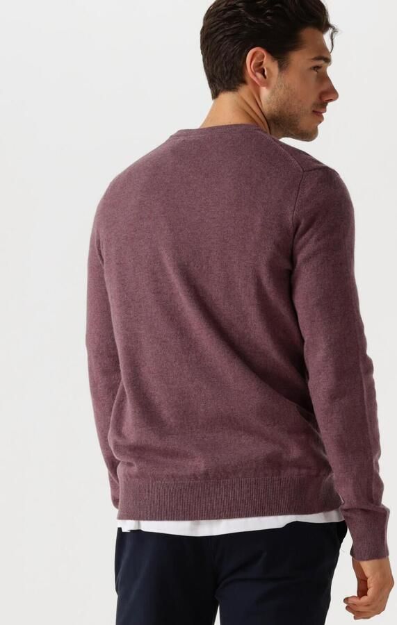 LYLE & SCOTT Heren Truien & Vesten Lambswool Blend Crew Neck Jumper Paars - Foto 2