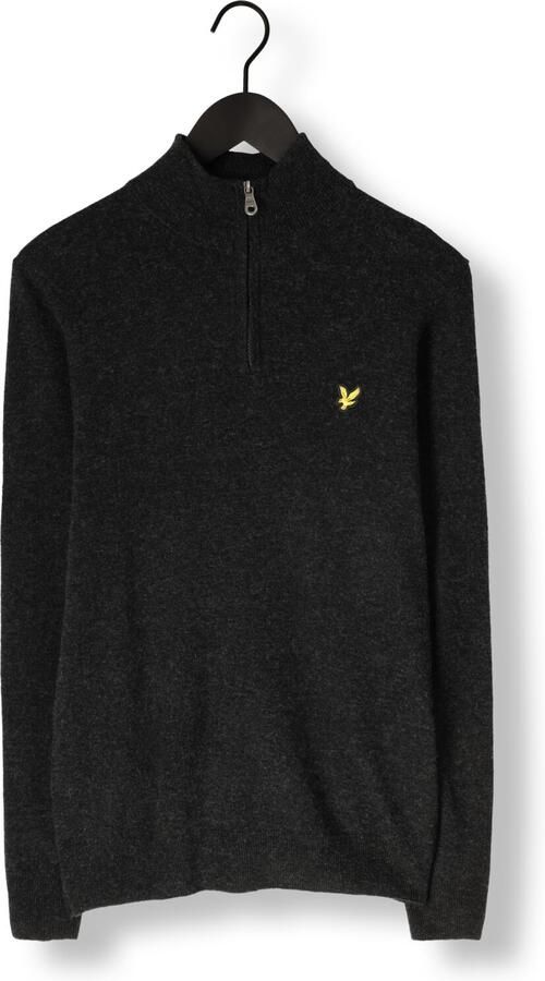 LYLE & SCOTT Heren Truien & Vesten Lambswool Blend Quarter Zip Jumper Donkergrijs - Foto 3