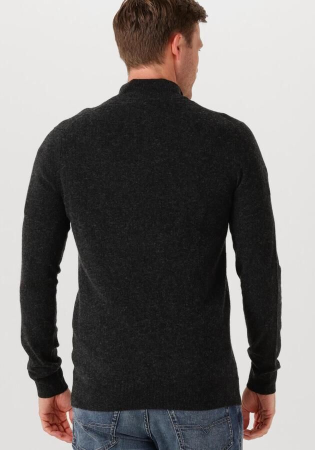LYLE & SCOTT Heren Truien & Vesten Lambswool Blend Quarter Zip Jumper Donkergrijs - Foto 1