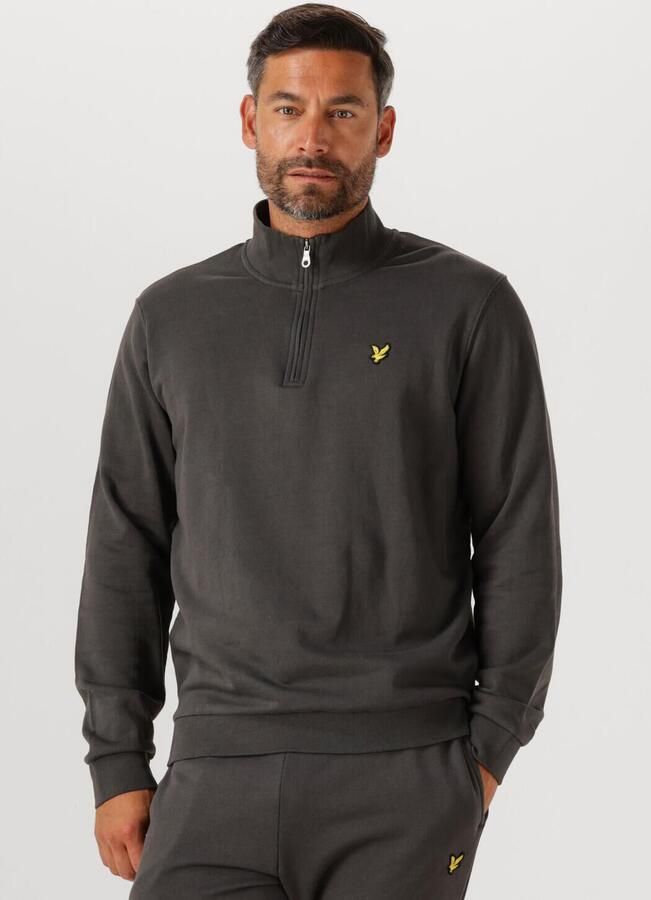 Lyle & Scott Sweater Lyle & Scott ML2022V LOOPBACK QUARTER ZIP SWEAT-W635 GUNMETAL - Foto 4