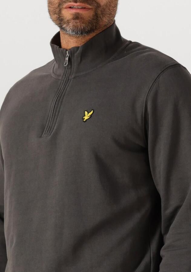 Lyle & Scott Sweater Lyle & Scott ML2022V LOOPBACK QUARTER ZIP SWEAT-W635 GUNMETAL