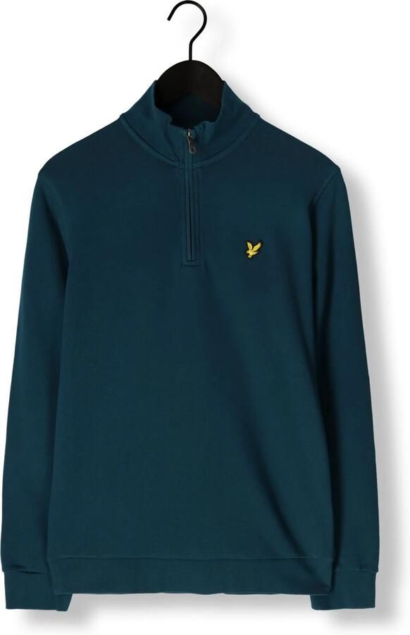LYLE & SCOTT Heren Truien & Vesten Loopback Quarter Zip Sweat Petrol - Foto 4