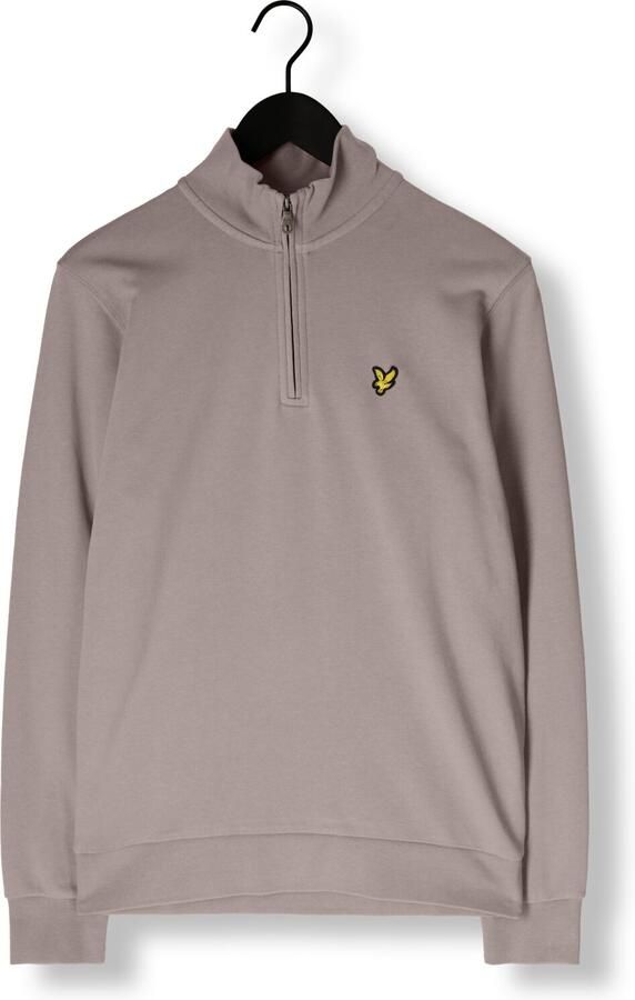LYLE & SCOTT Heren Truien & Vesten Loopback Quarter Zip Sweat Taupe - Foto 3