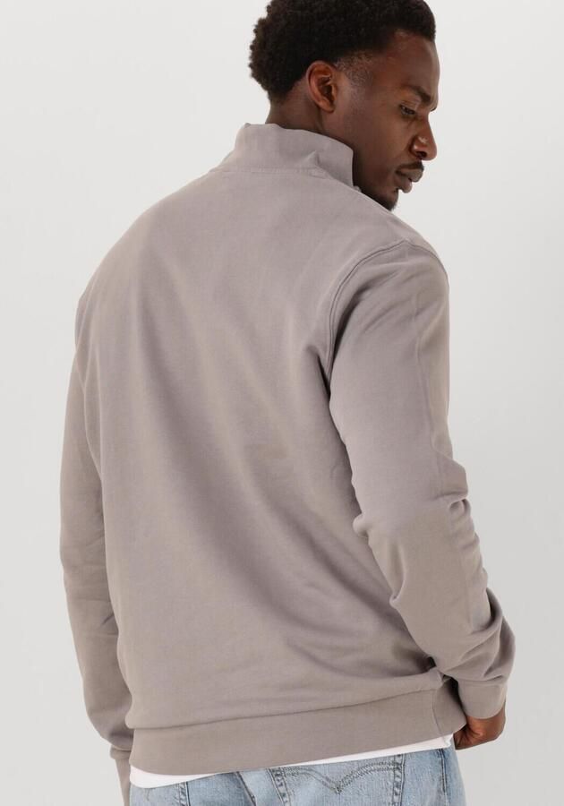 LYLE & SCOTT Heren Truien & Vesten Loopback Quarter Zip Sweat Taupe