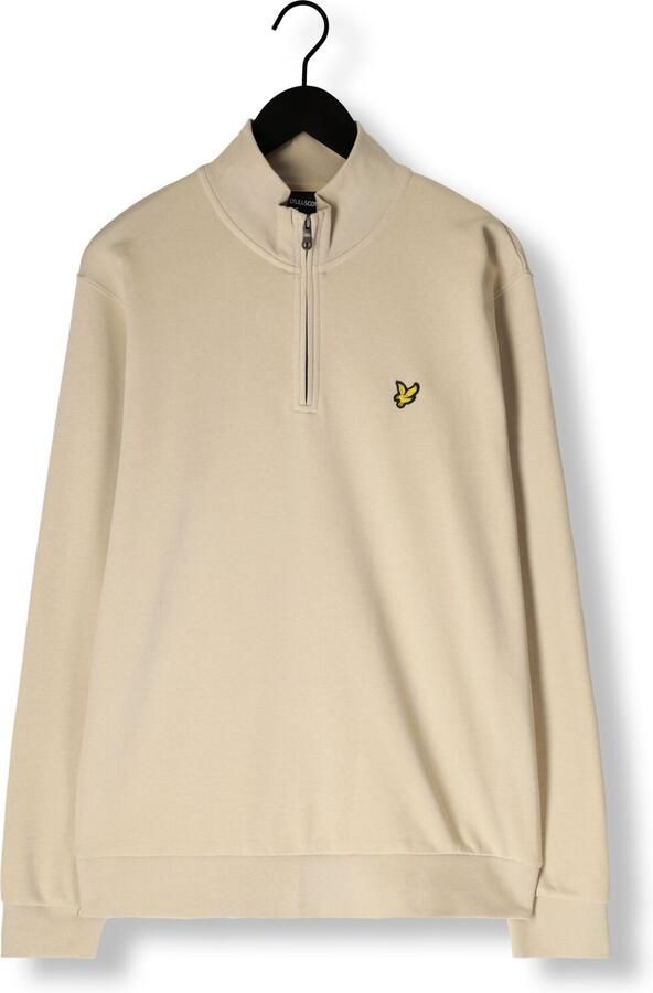 LYLE & SCOTT Heren Truien & Vesten Loopback Quarter Zip Sweat Zand - Foto 3