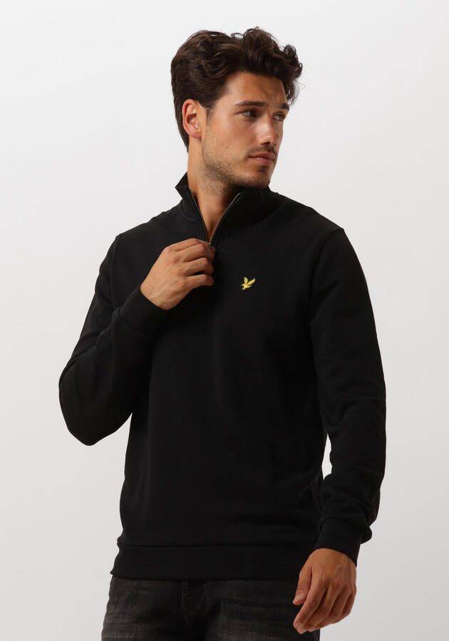 Lyle & Scott Sweater Lyle & Scott ML2022V LOOPBACK QUARTER ZIP SWEAT-Z865 JET BLACK - Foto 4