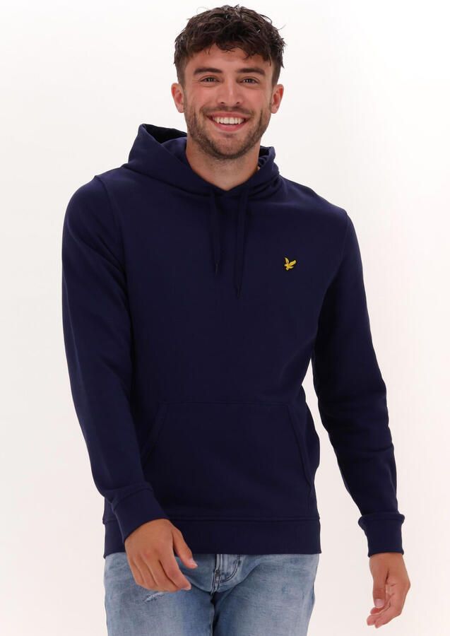 Lyle & Scott Klassieke Navy Hoodie met Kangaroo Zak Blue Heren - Foto 7