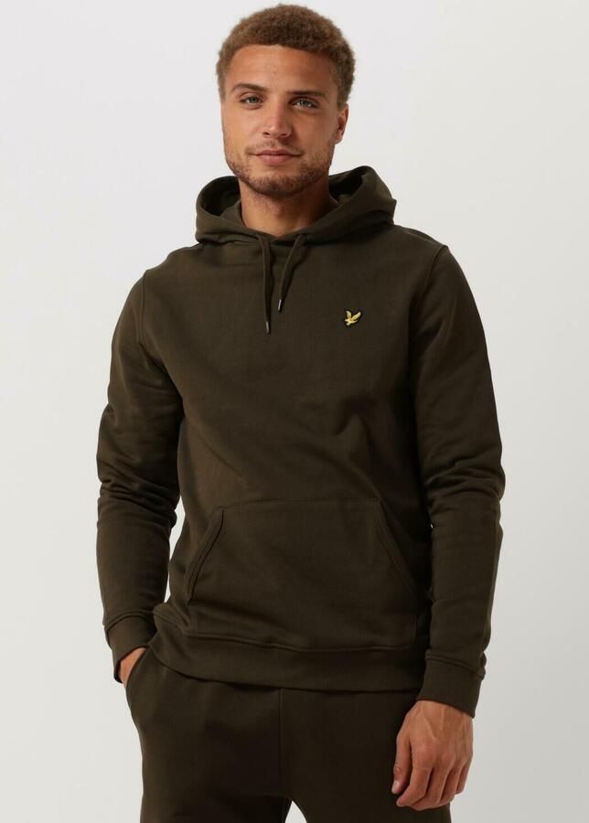 Lyle & Scott Olijfgroene Hoodie met Kangoeroezak Green Heren - Foto 4